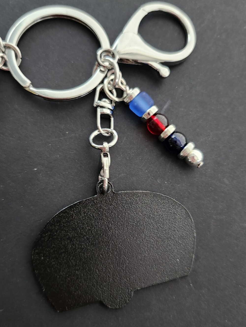 Colorful RV Purse Charm Agate Glass Handcrafted - Picture 5 of 5